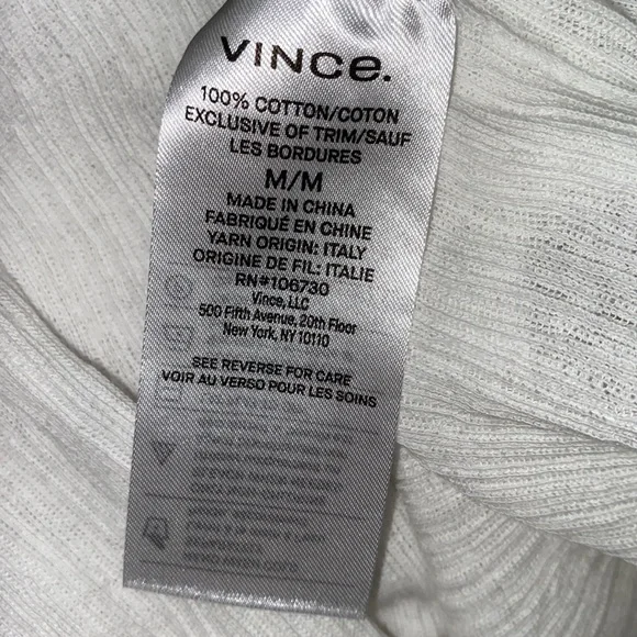 Vince Med Wht T - Picture 5 of 5